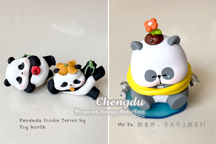 blind box panda souvenirs bought